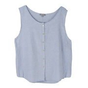 Habitat Linen Solid Button Front Tank (41506)(2 Colors)