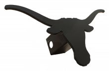 Texas Longhorn Large Logo Hitch Cover (UTX-LG-HRC) (Black)