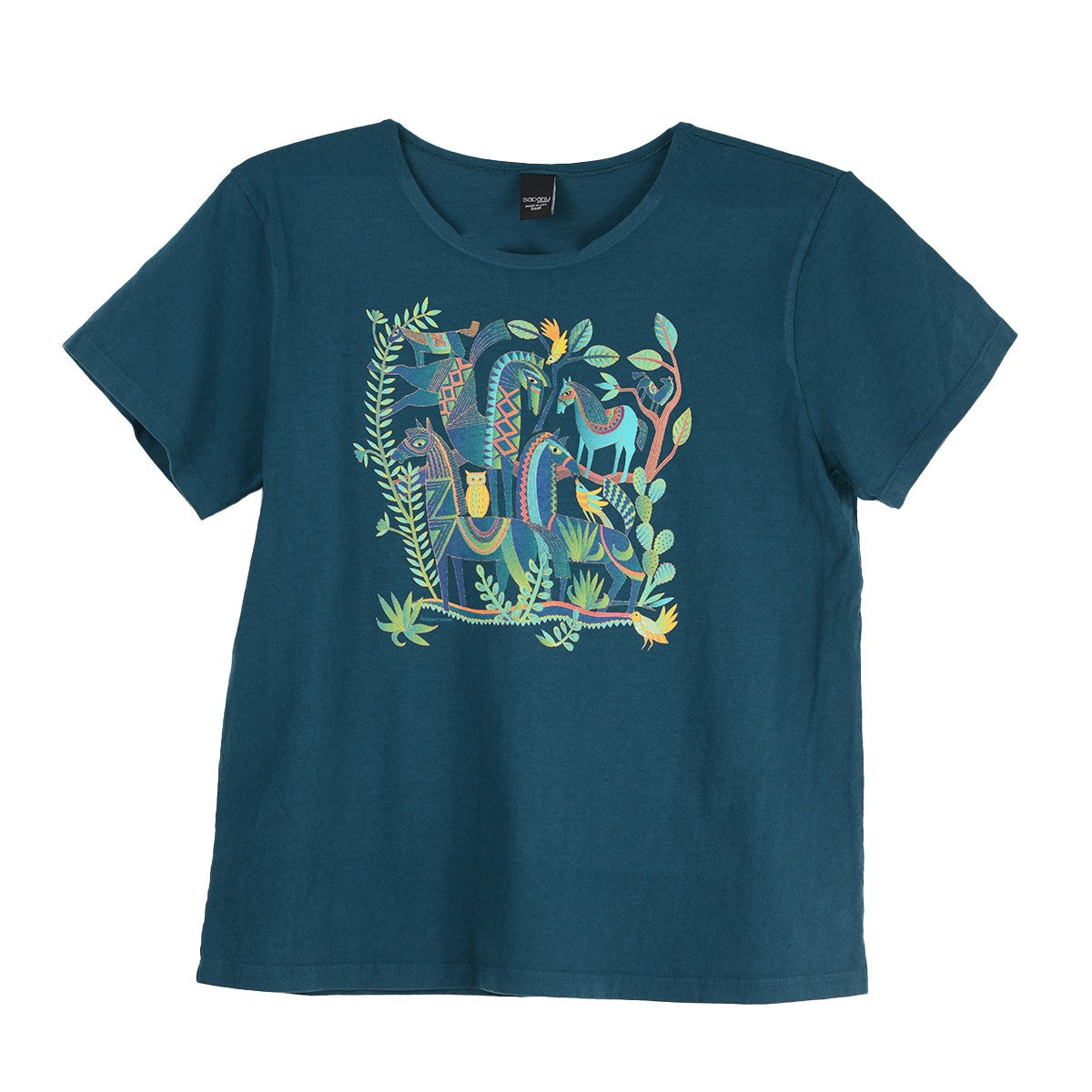 Sabaku Abstract Horses Boutique Short Sleeve Tee (419BFOSSBT)