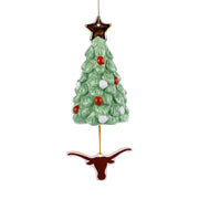 Glory Haus Ceramic Texas Longhorn Logo Tree Ornament