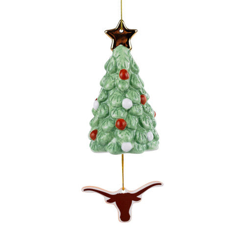 Glory Haus Ceramic Texas Longhorn Logo Tree Ornament