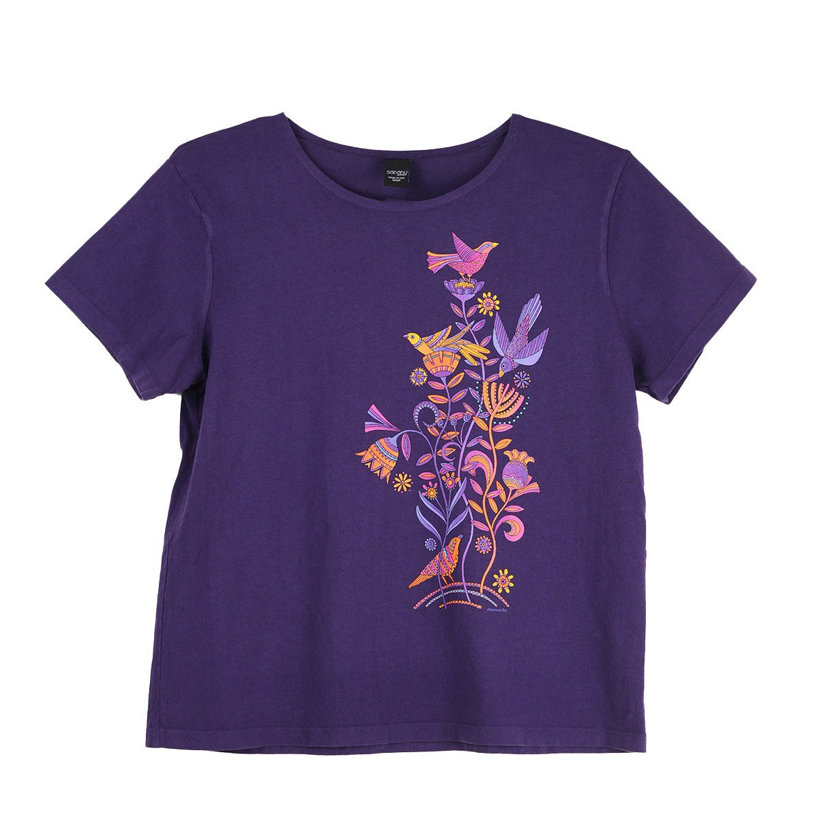 Sabaku Afternoon Tea  Boutique Short Sleeve Tee (420BKBSSBT) BLKBERRY