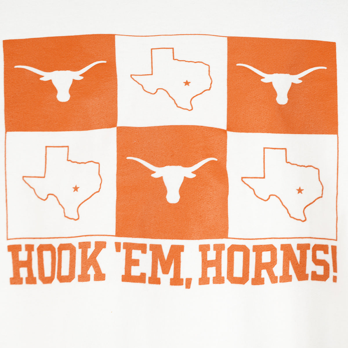Texas Longhorn Capri Designs Gridiron Crop Top (K340TEX25)