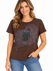 Sabaku Story Teller Short Sleeve Boutique Tee (450COBssbt) (Coffee Bean)