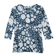 Jess & Jane Pebbles Burn Out Hi-Lo Tunic (44-2209)(Multi)