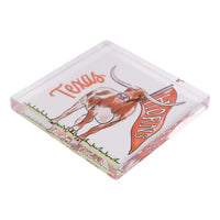 Texas Longhorn Mascot  Acrylic Napkin Weight