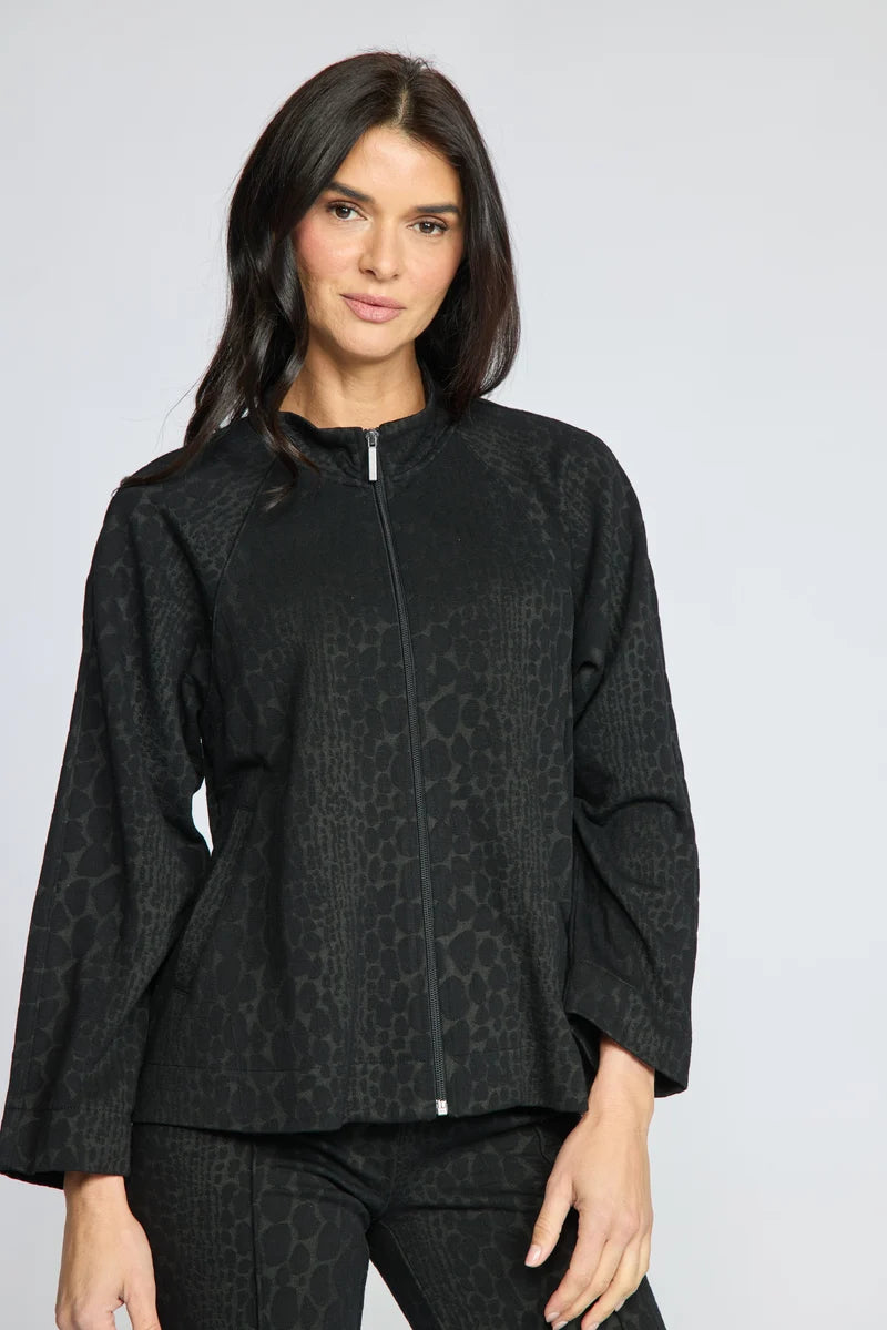 Olivia by Habitat Wild At Heart Ragland Jacket (461402) (Black)