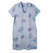 Habitat Linen Floral Jill Dress(Cornflower)(46581)