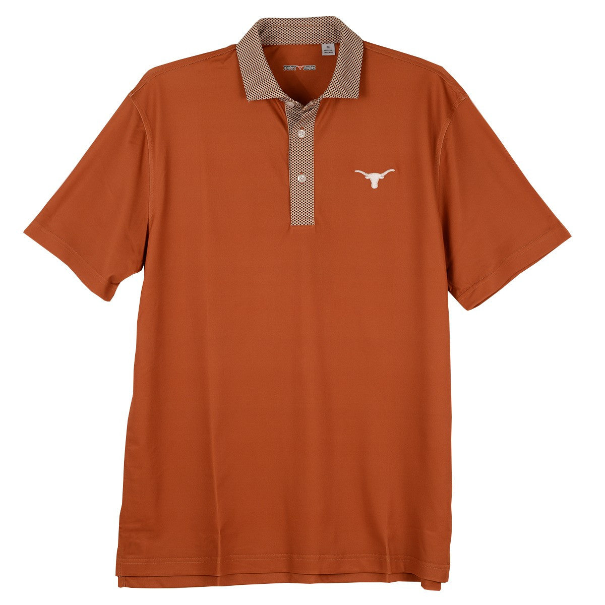 Texas Longhorn 40 Acres The Smith Contract Placket Pique Polo (46808)