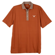 Texas Longhorn 40 Acres The Smith Contract Placket Pique Polo (46808)