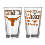 Texas Longhorn Spirit Words Pint Glass (476536)