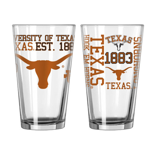Texas Longhorn Spirit Words Pint Glass (476536)
