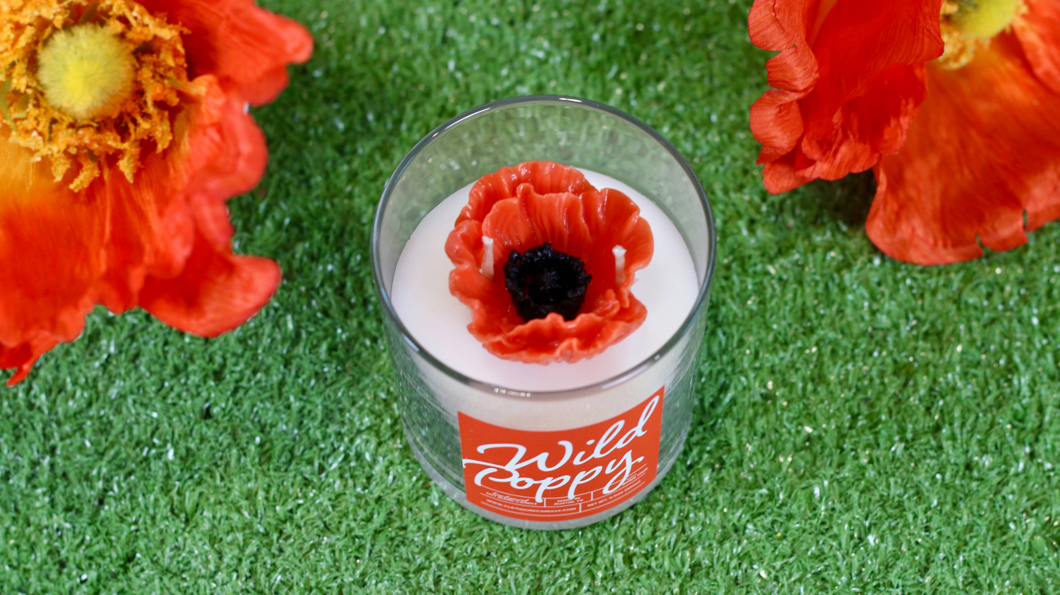 Clayhouse Candles Wild Poppy Container Candle