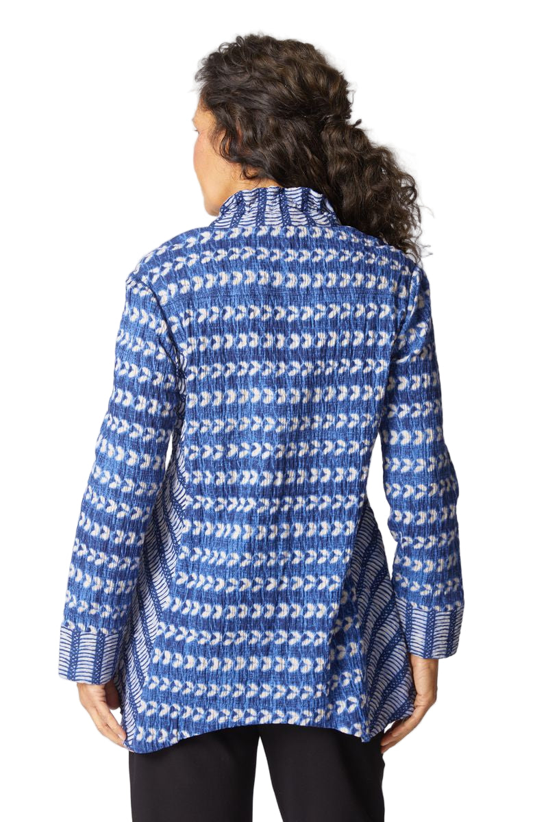 Habitat Mixed Batiks Artist Swing Shirt (NVY) (48919)