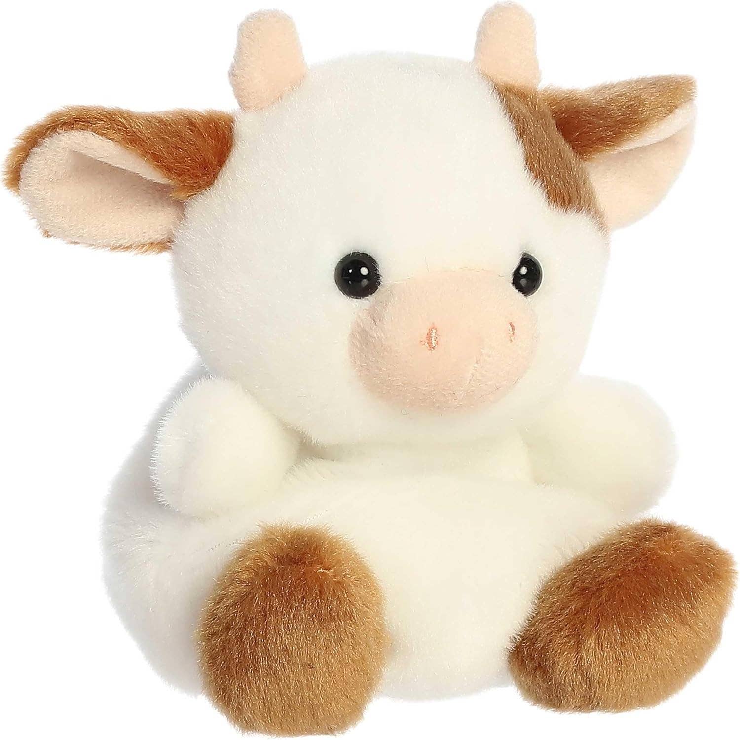 Caroline Brown Cow Palm Pals Stuffed Animal