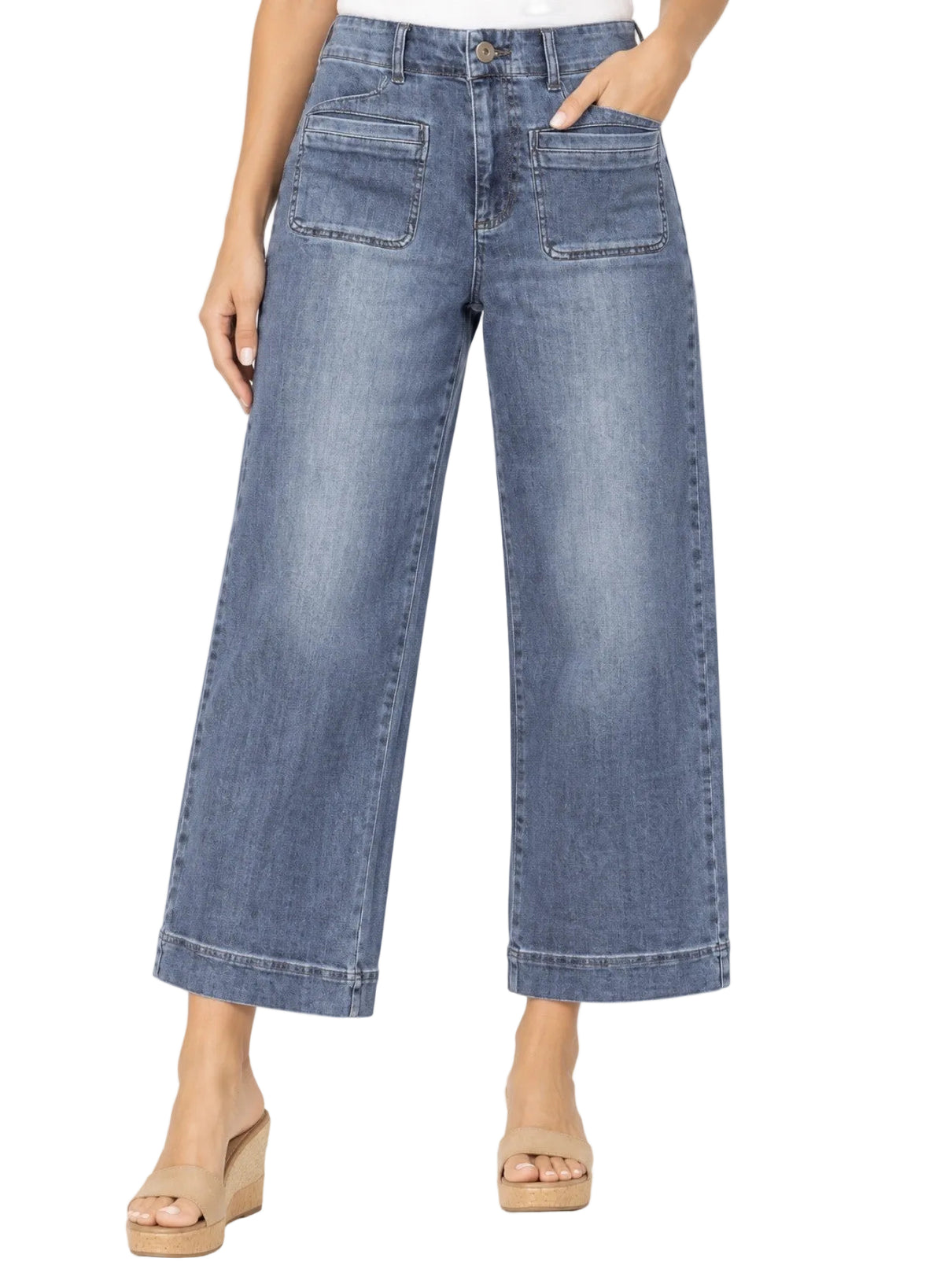 Habitat Stretch Denim Refreshed Ankle Jean (11461) (Dark Denim)