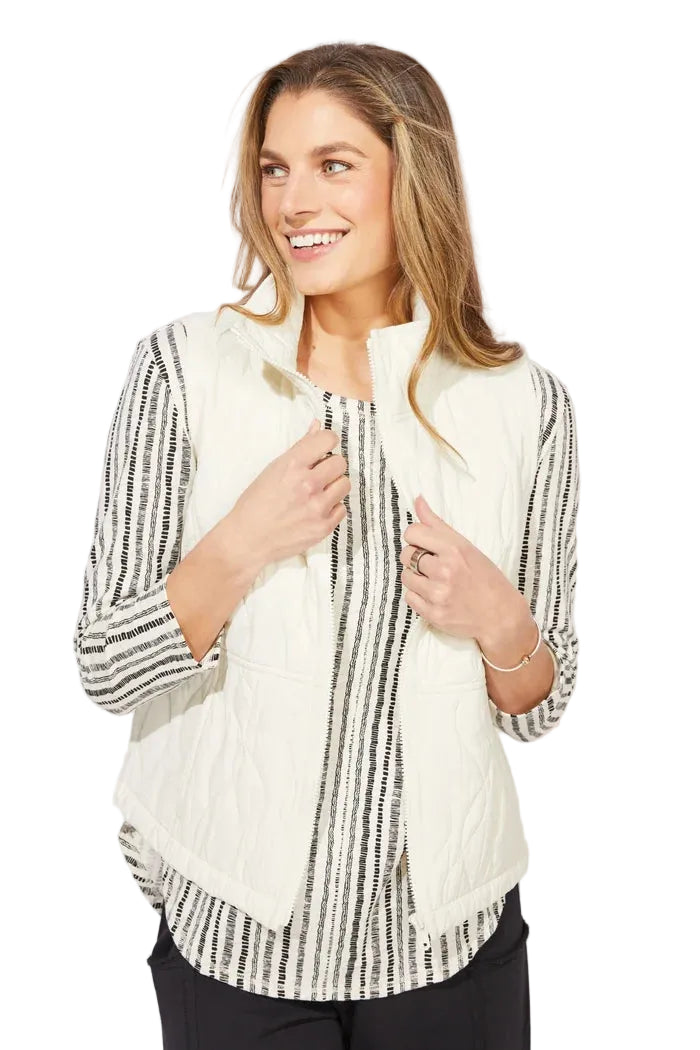 Escape by Habitat Wave Quilt Summit Vest (51088) (Pearl)