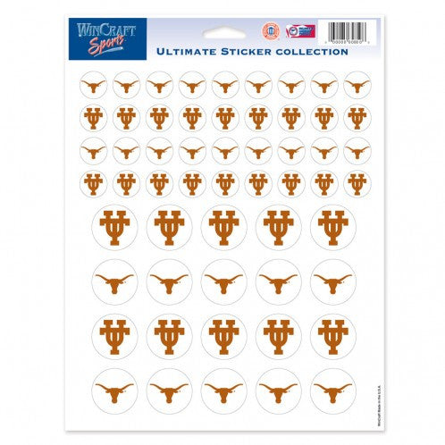 Texas Longhorn 56 Mini Stickers Sheet (51698011)