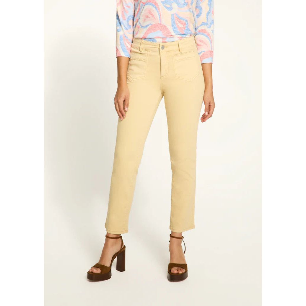 FDJ French Dressing Christina Yellow Straight Leg Jeans