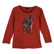Sabaku Tribal Horses Best Tee (Clay)(443CLY)