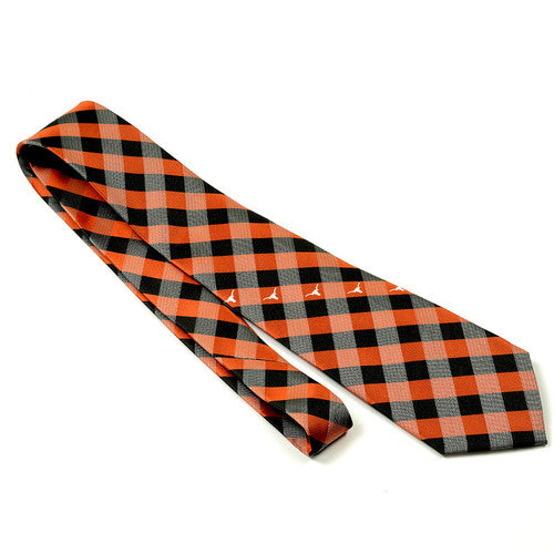 Texas Longhorn Check Tie (5183)