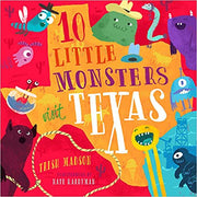 10 Little Monsters Visit Texas-Book (9781945547089)
