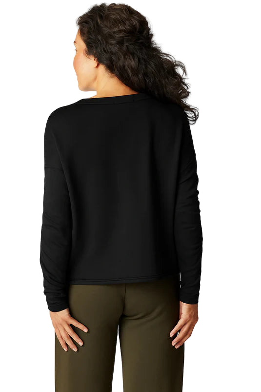 Habitat Passport Knit Wander Solid Black Pullover (52129)