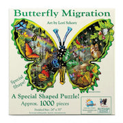 Butterfly Migration A Special Shape 1000 Piece Jigsaw Puzzle (97035)
