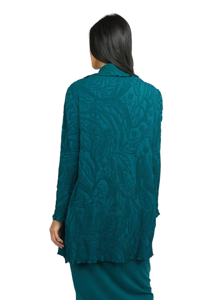 Olivia by Habitat Sculpted Floral Waterfall Marine Duster