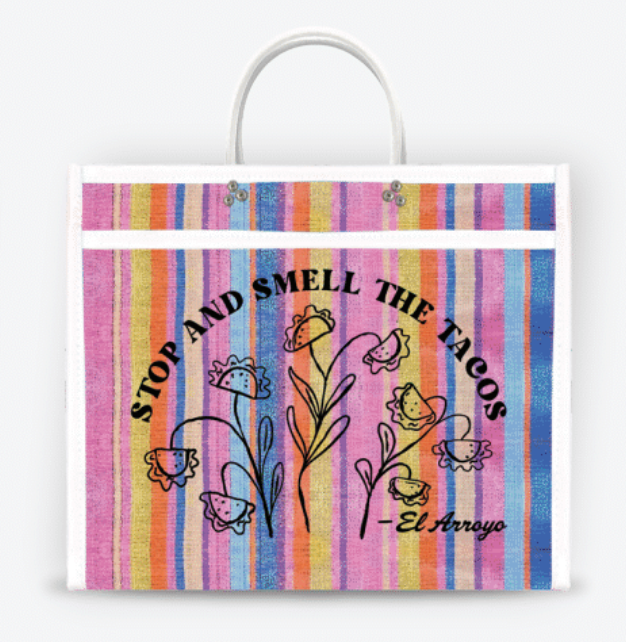 Mesh Market Tote - Smell The Tacos