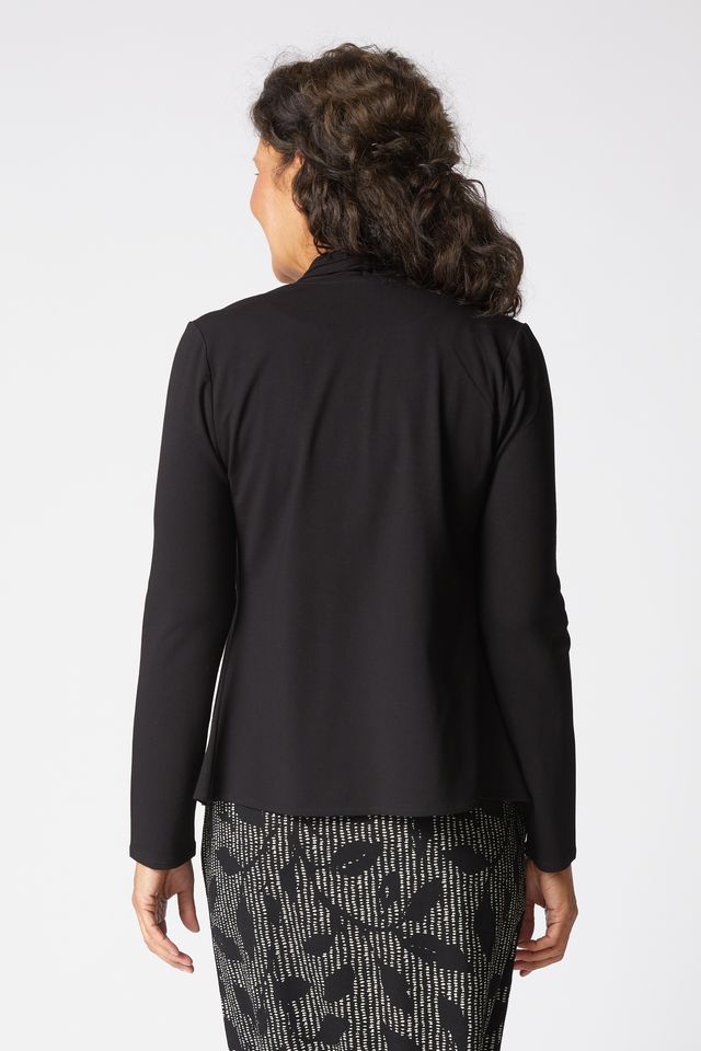 Habitat Core Travel Solid Black Waterfall Open Jacket (55931)