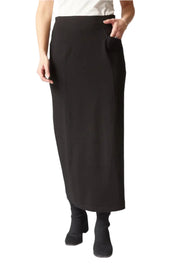 Habitat Core Travel Knit Solid Straight Skirt (55951) (Black)