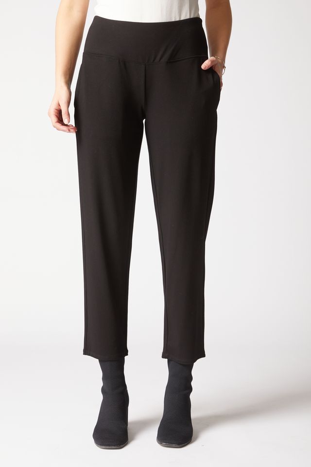 Habitat Core Travel Solid Black Straight Pant