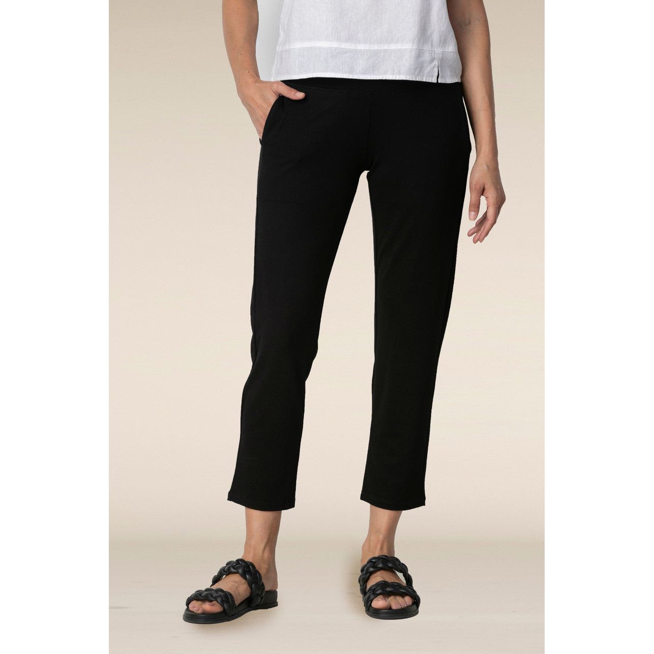 Habitat Black Core Travel Straight Ankle Pant