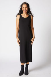Habitat Core Travel Everything Sleeveless Solid Black Long Dress (55985)