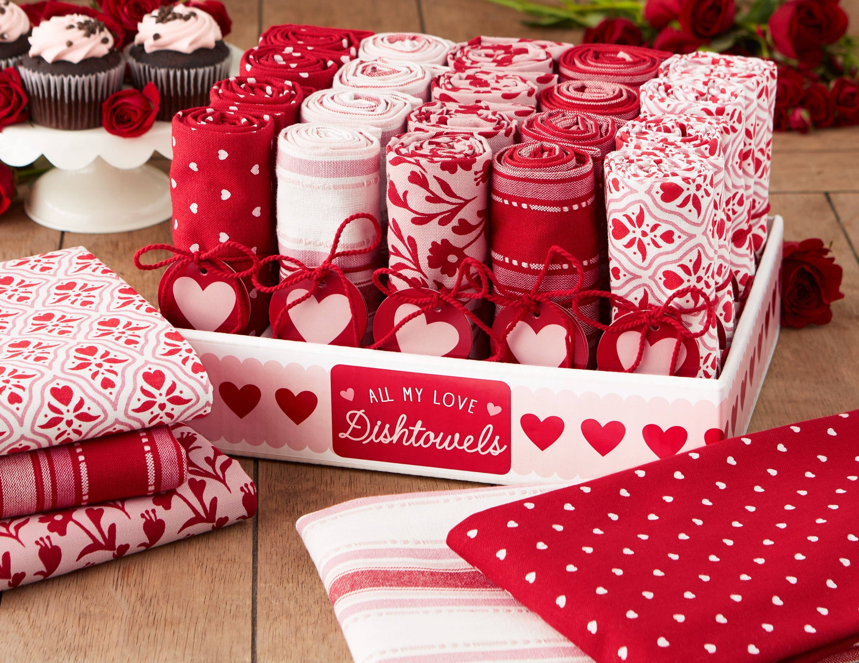 Valentine's Day All My Love Assorted Dishtowel