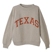 Texas Longhorn Ladies Chica-D Hampton Sweatshirt (561-56)(Ash Grey)