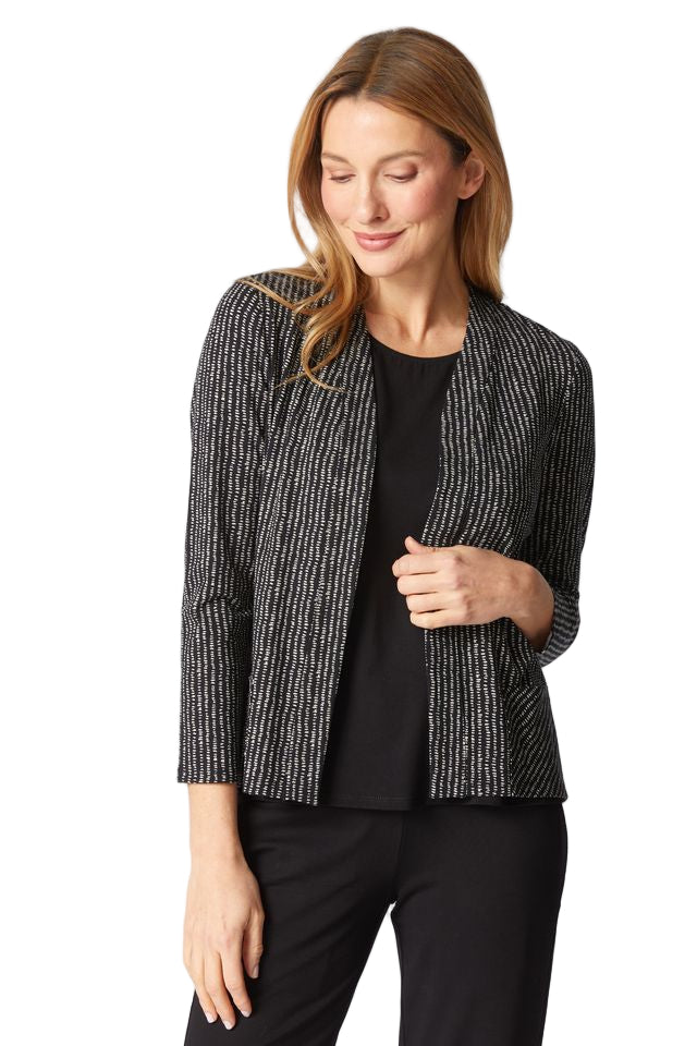 Habitat Core Travel Dots Shirred Back Open Jacket(56230) (DOVE)