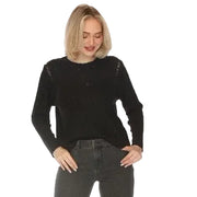 A.Z.I. Pola Embellished Pull-Over Sweater (Z13587)(Black)