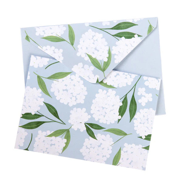 Graphique de France White Hydrangeas Boxed Cards