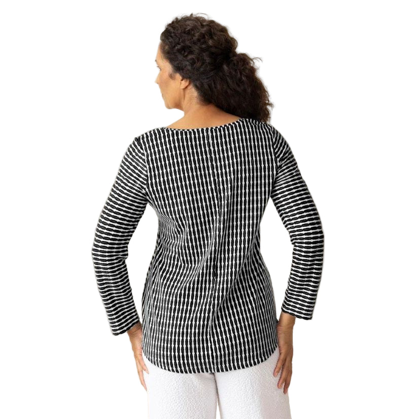 Habitat Uptown Stripe Angled Hem Pocket Tunic
