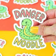 Danger Noodle Snake Funny Vinyl Sticker