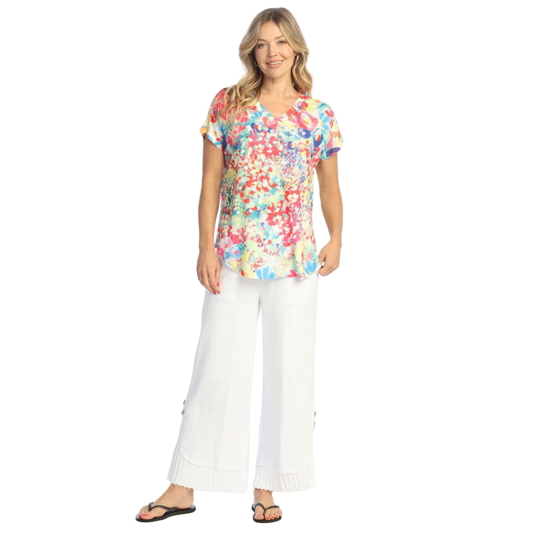 Jess & Jane Meadows V-Neck Dolman Sleeve Top
