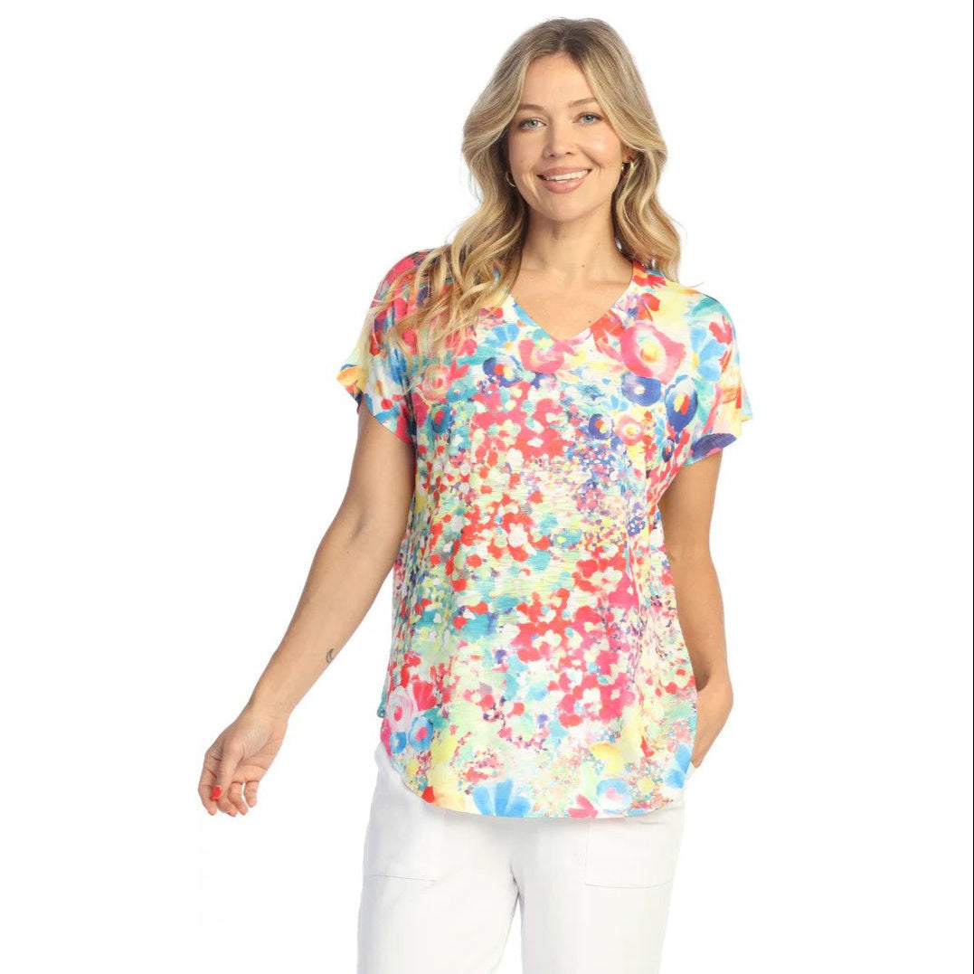 Jess & Jane Meadows V-Neck Dolman Sleeve Top