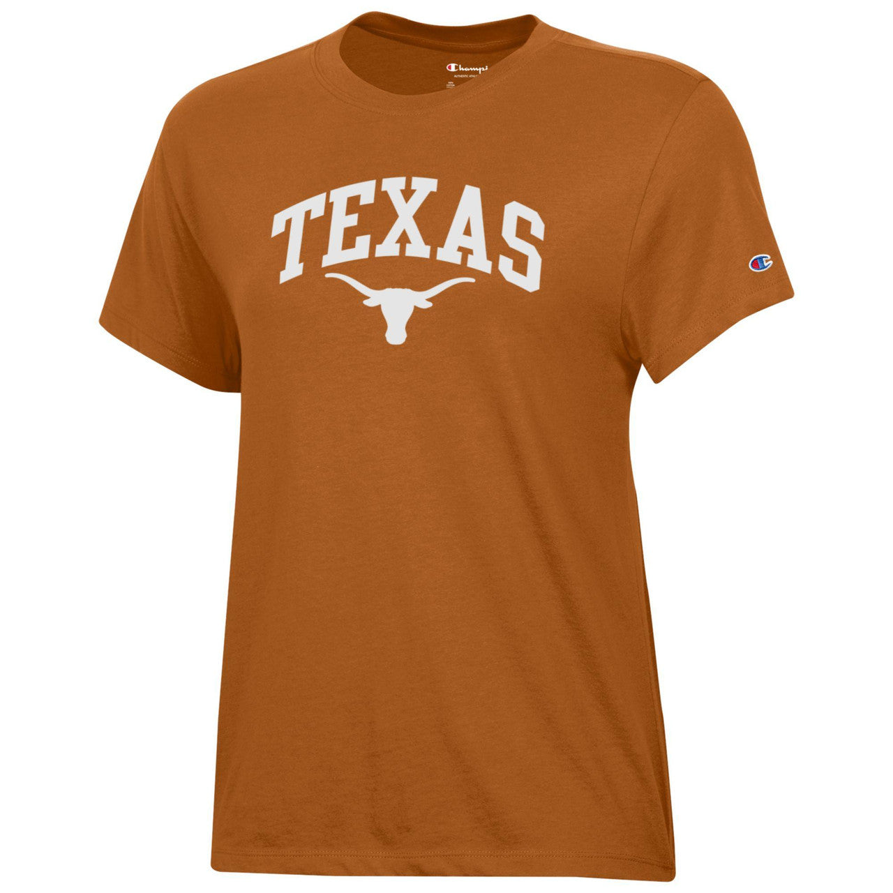 Texas Longhorn Ladies Arch TEXAS & Logo Crew Tee (C60394755-467) BO