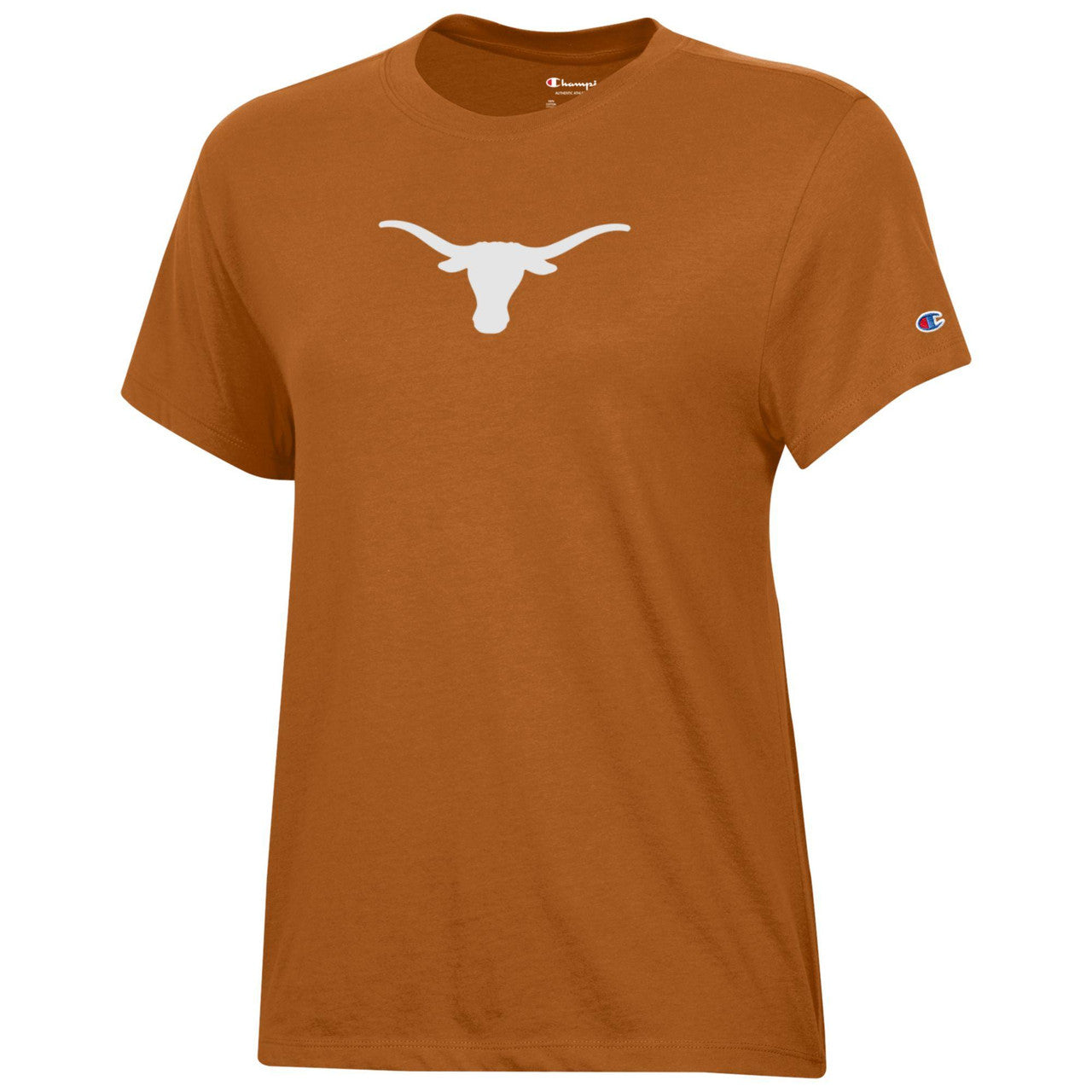 Texas Longhorn Ladies Single Logo Crew Tee (C6039475-668) BO