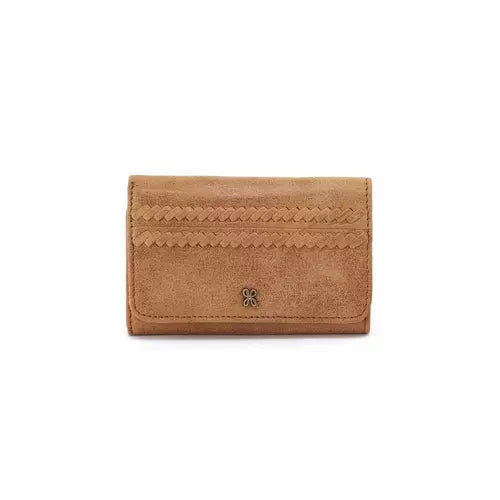 HOBO Jill Polished Leather Trifold Wallet (3 Colors)