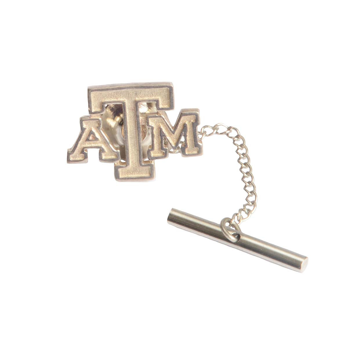ATM Sterling Tie Tack with Charm 6126-ATM A&M Aggies