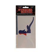 Texas Longhorn Longhorn Logo Shaped Texas  State Flag  Decal
