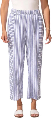 Escape by Habitat Seaport Stripe Harborside Flood Pant (62354)(Blue)